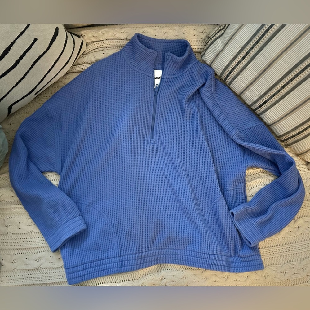 Aerie xl waffle knit pullover like new
